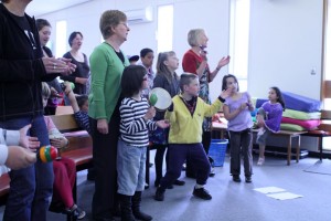 singing